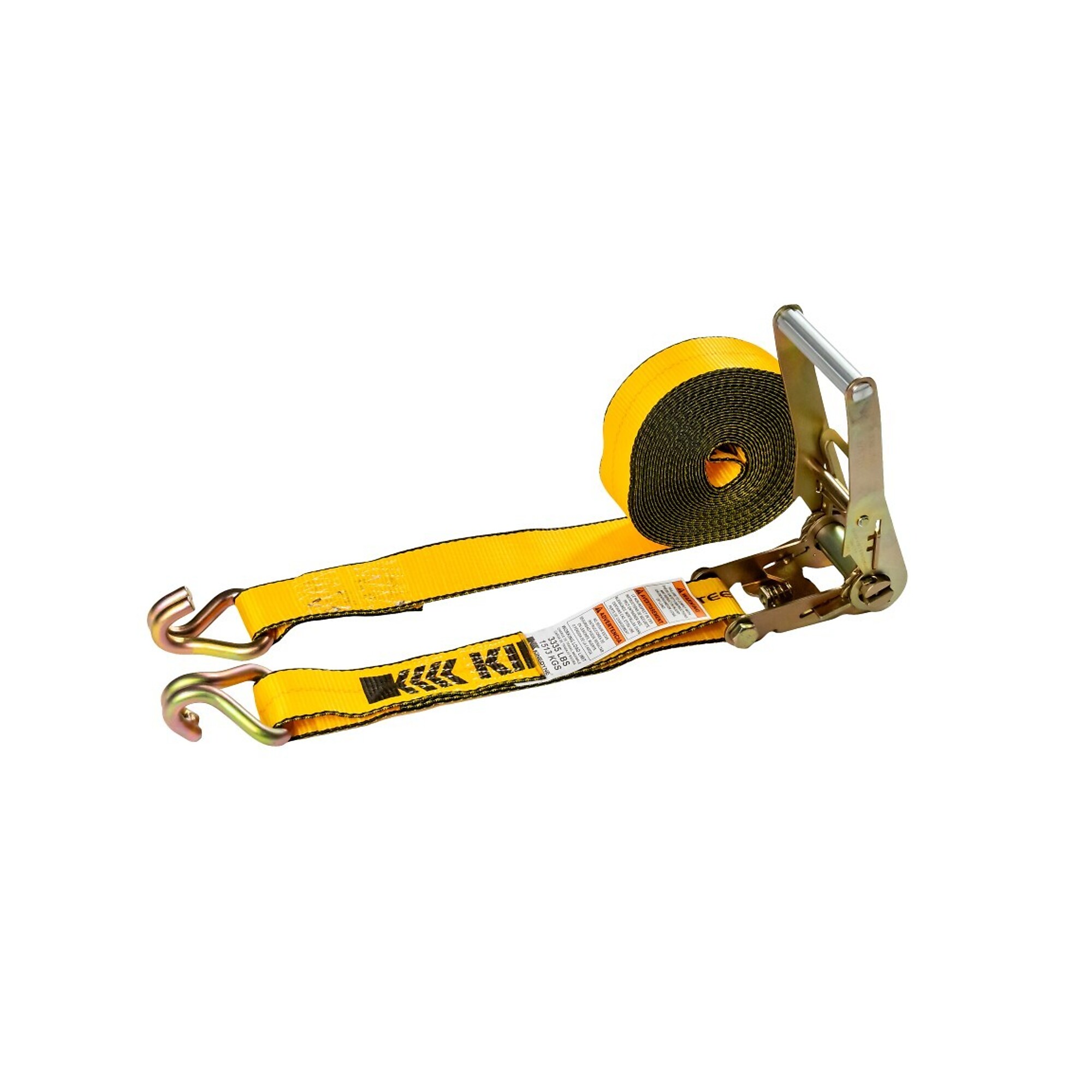 BulletProof Hitches, Heavy Duty 2in. Retractable Ratchet Strap, Working Load 3333 lb, Length 360 in, Material Polyester, Model# BPHDRS